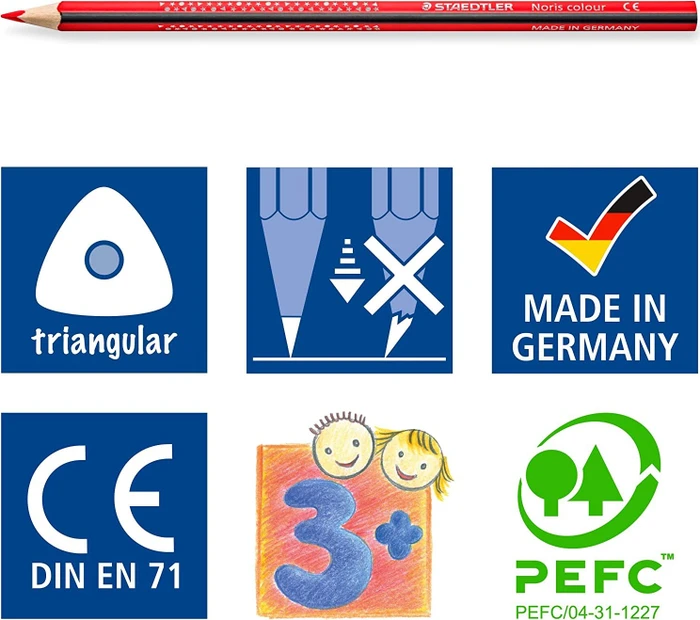 Staedtler Noris colour 187 Bonuspack Buntstift 24 Farben, 24er-Set