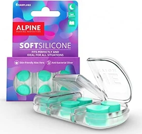Alpine Soft Silicone Ohrstöpsel, 6 Stück