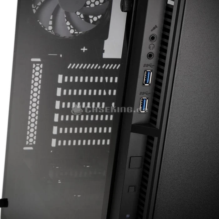 Antec P8, schwarz, Glasfenster