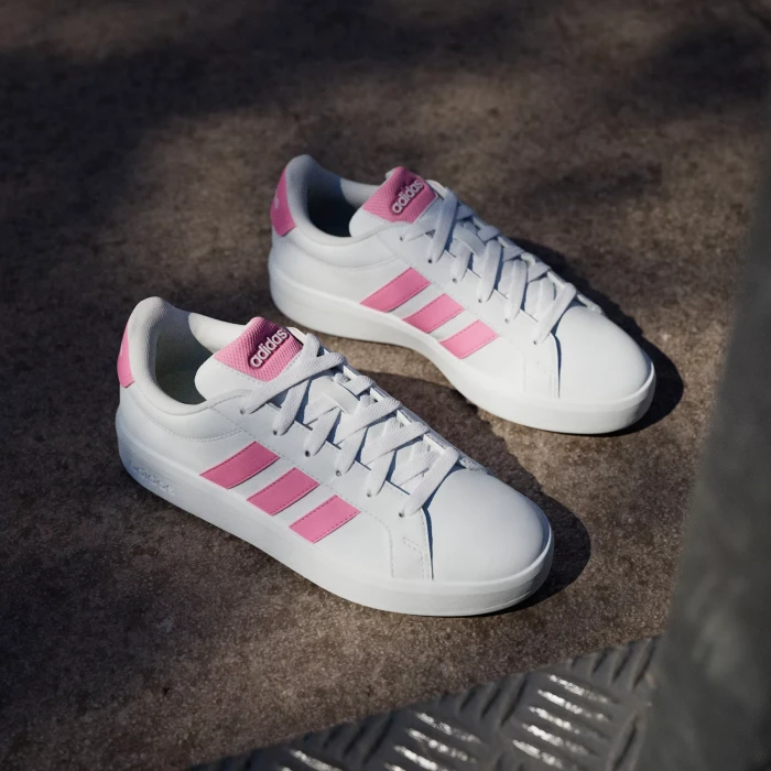 adidas Grand Court 3.0 cloud white/bliss pink (Junior)