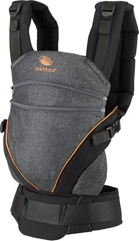 Manduca XT Cotton Babytrage denim black-toffee