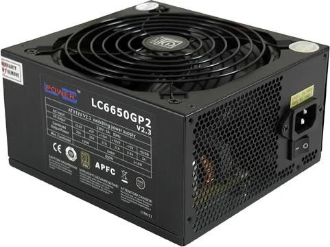 LC-Power LC6650GP2 Silent Giant Green Power 650W, ATX 2.3