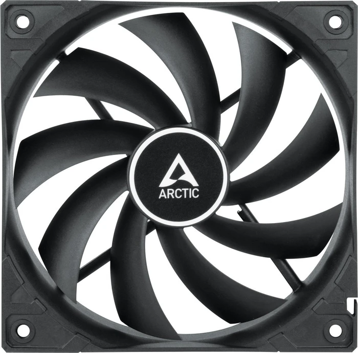 ARCTIC F12 PWM PST schwarz, 120mm, 4er-Pack