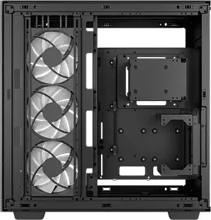 DeepCool CH780 BK, schwarz, Glasfenster
