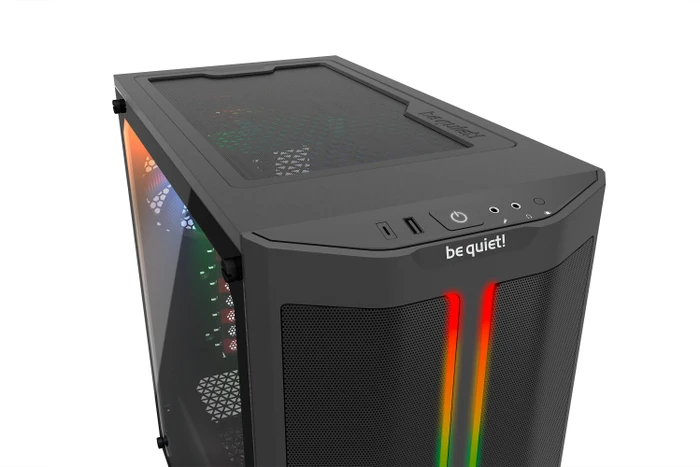 be quiet! Pure Base 500DX Red, Glasfenster