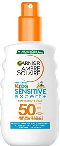 Garnier Ambre Solaire Kids Sensitive Expert+ Sonnenspray LSF50, 200ml