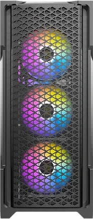 Antec AX90, schwarz, Glasfenster