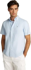 Tommy Hilfiger Flex Regular Fit Hemd kurzarm sweet blue (Herren)