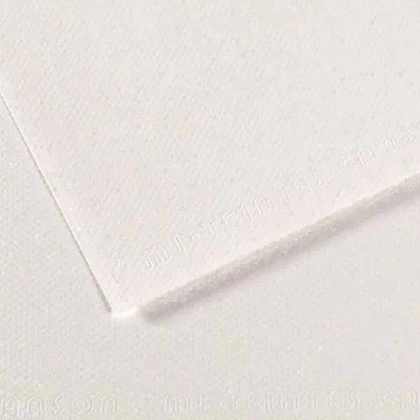 Canson Mi-Teintes Zeichenpapier, 500x650mm, glatt, weiß, 10 Blatt
