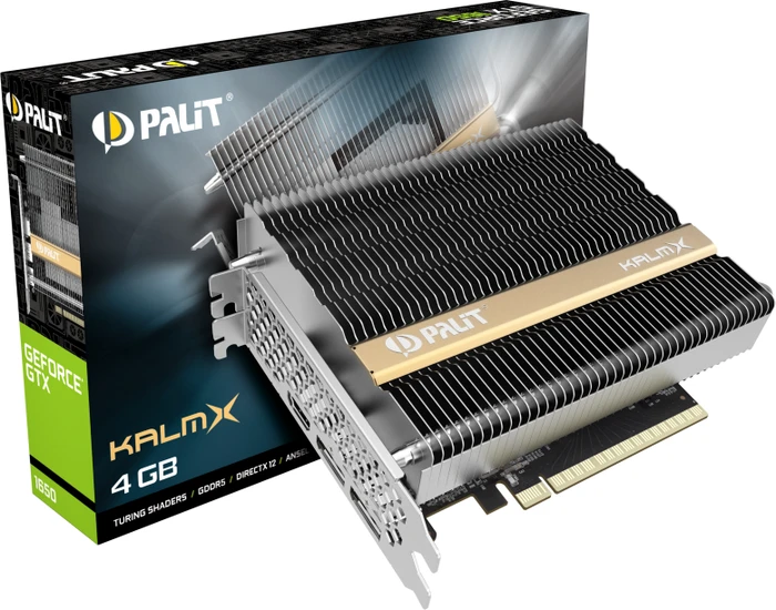 Palit GeForce GTX 1650 KalmX, 4GB GDDR5, HDMI, 2x DP