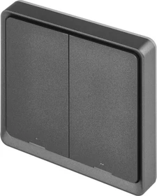 Emos GoSmart Portabler Szenenschalter 2-fach, grau