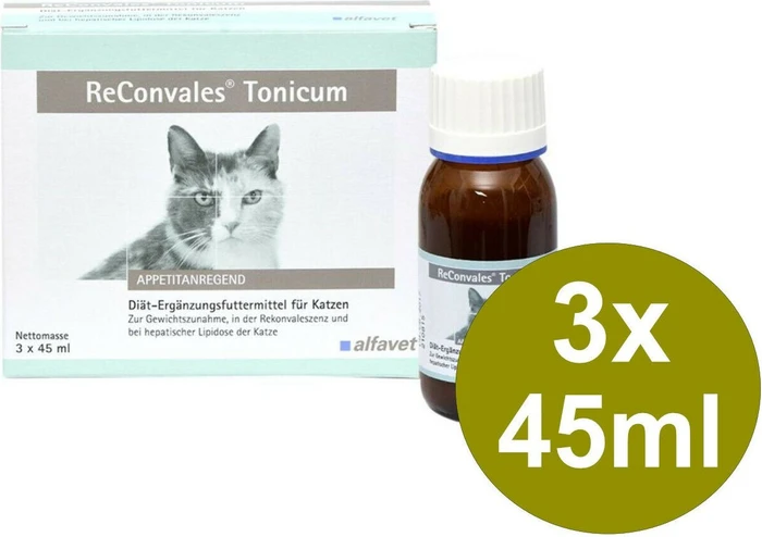 alfavet ReConvales Tonicum Katze, 135ml (3x 45ml)