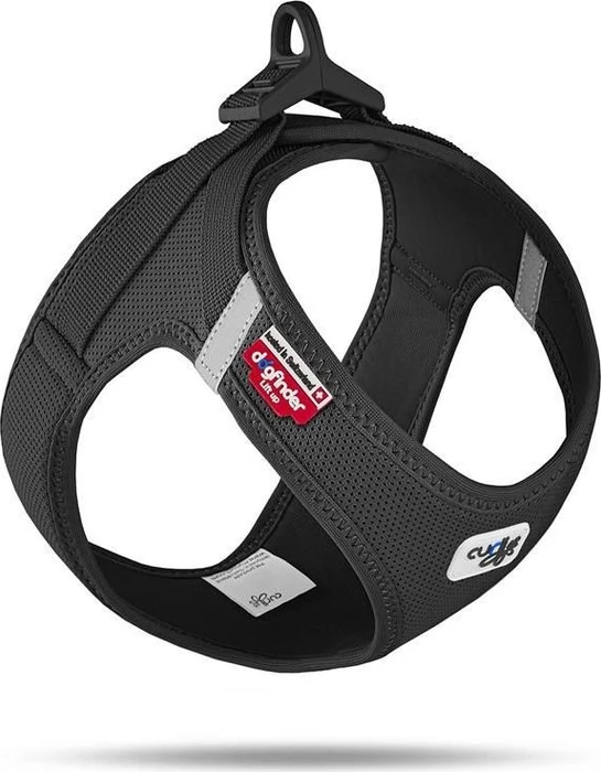 curli Vest Harness Schnalle Air-Mesh, XXS, schwarz