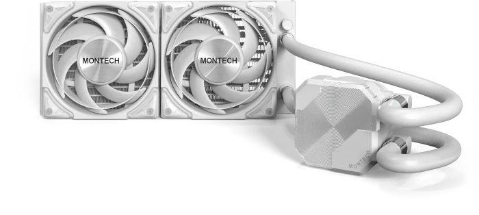 Montech HyperFlow Silent 240 White, weiß