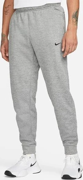 Nike Therma Trainingshose lang dark grey heather/particle grey/black (Herren)