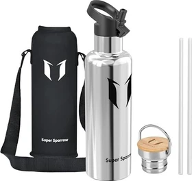 Super Sparrow To Go Isolierflasche 1l stainless steel