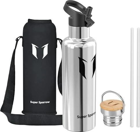 Super Sparrow To Go Isolierflasche 1l stainless steel