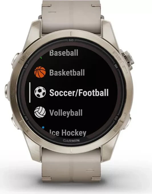 Garmin Fenix 7S Pro Sapphire Solar light sand/soft gold