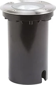 Konstsmide Halog 11cm Bodenleuchte rund edelstahl