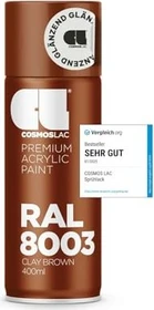 Cosmos Lac Acryllack-Spray RAL 8003 clay brown glänzend, 400ml