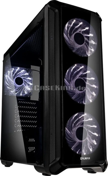 Zalman i3edge, schwarz, Acrylfenster