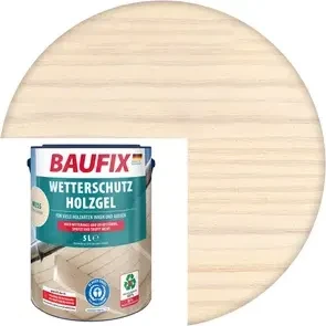 Baufix Wetterschutz Holzgel weiß, 5l