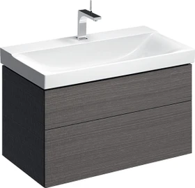 Geberit Xeno² Unterschrank für Waschtisch 88x53x46.2cm, 2 Schubladen, sculturagrau