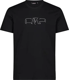 CMP Baumwoll Tropical Print T-Shirt kurzarm schwarz (Herren)