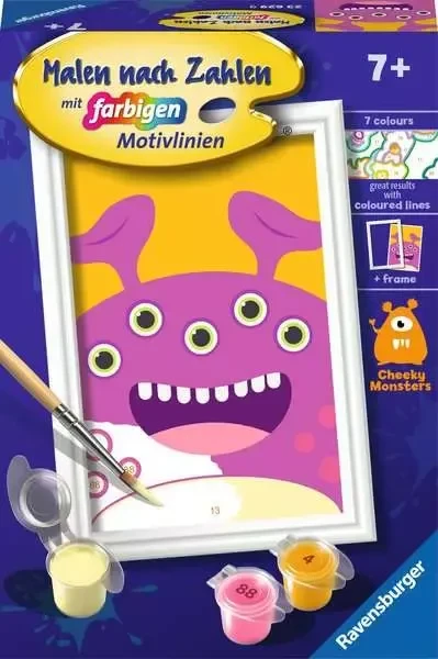 Ravensburger Malen nach Zahlen Lila Monster