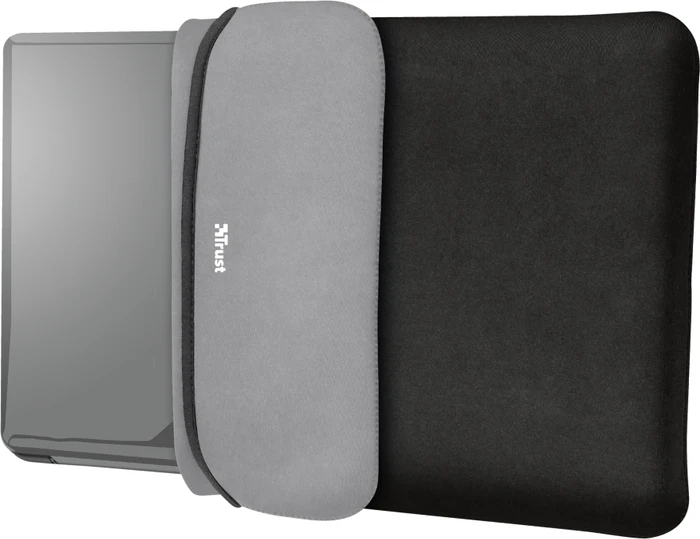 Trust Yvo Wireless Mouse Set mit Wendehülle für 15.6" Laptops, schwarz, USB