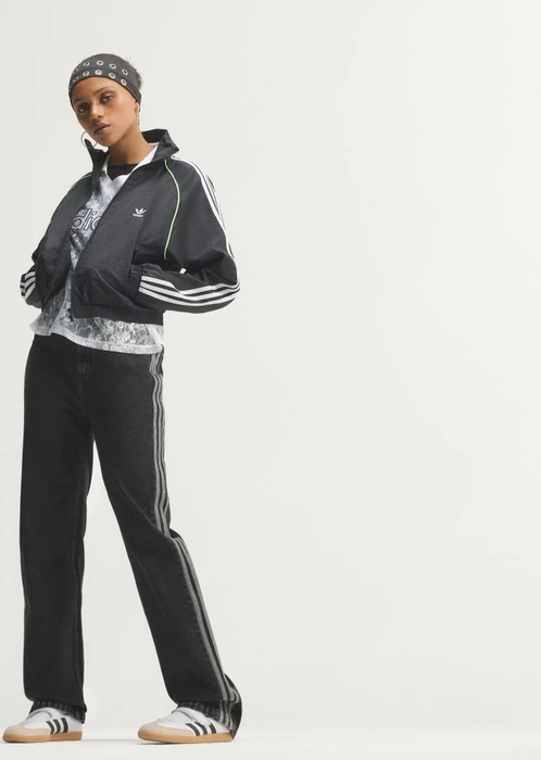 adidas Firebird Jeans true black denim (Damen) (KQ6488) – Bild 6