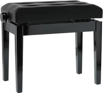 Gewa Pianobank Deluxe Kunstleder schwarz hochglanz