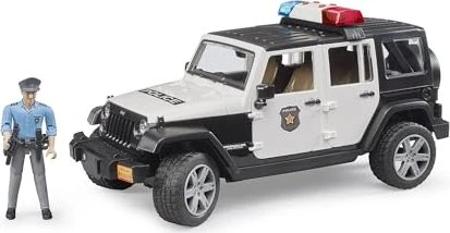 Bruder Profi-Serie JEEP Wrangler Unlimited Rubicon Polizeifahrzeug mit Polizist und Ausstattung