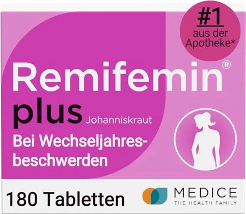 Remifemin plus Johanniskraut Filmtabletten, 180 Stück