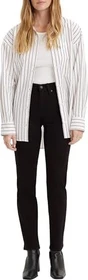 Levi's 724 High Rise Straight Jeans night is black (Damen)