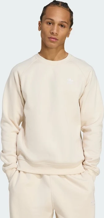 adidas Trefoil Essentials Sweatshirt wonder white/white (Herren)