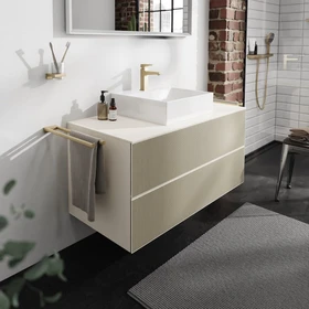 Hansgrohe Xevolos E Waschtischunterschrank 118x55cm, 2 Schubkästen