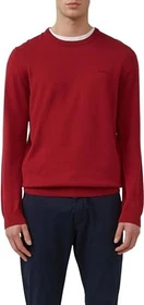 s.Oliver Baumwoll Logo-Stickerei Pullover rot (Herren)