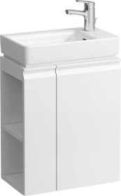 Laufen Laufen Pro S Waschtischunterbau 470x275x605mm, 1 Tür, Scharnier rechts, Regal links seitlich offen, graphit