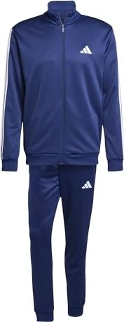 adidas Basic 3-Streifen French Terry Trainingsanzug dark blue (Herren)
