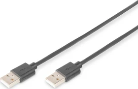 Digitus USB-Kabel, USB-A 2.0, 480Mb/s, 1.8m (AK-300101-018-S)