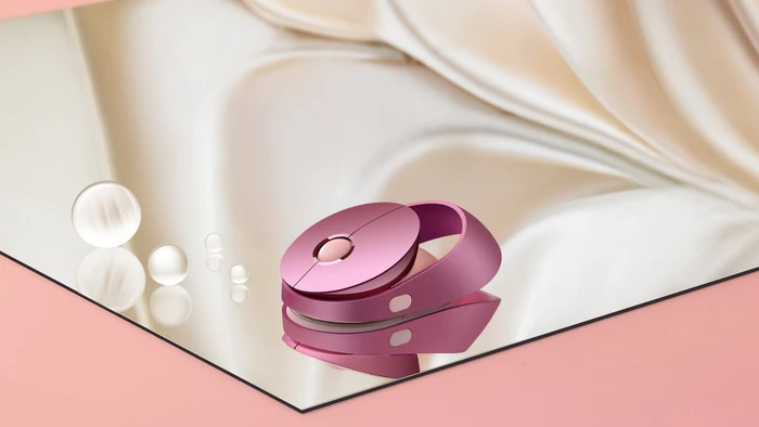 Rapoo Ralemo Air 1 Multi-mode Wireless Charging Mouse Pink Red, USB/Bluetooth