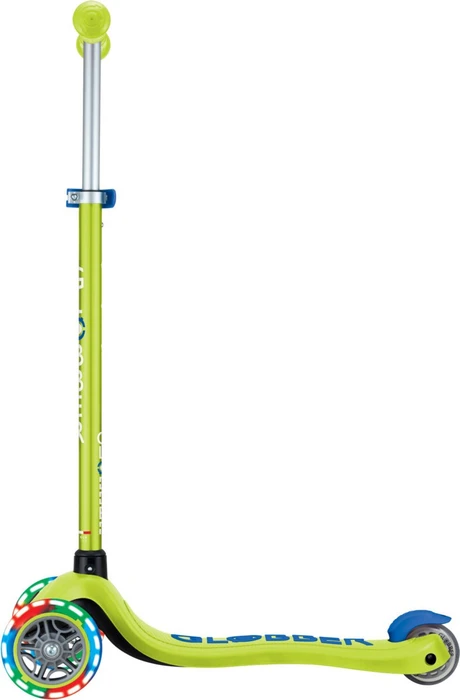 Globber Primo Plus Lights Kickboard lime green