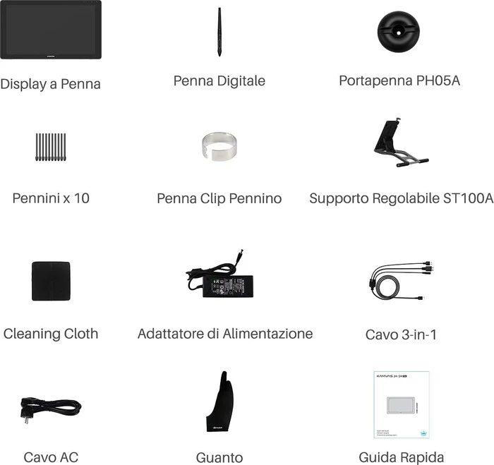 Huion Kamvas 24 Plus, Dark Gray