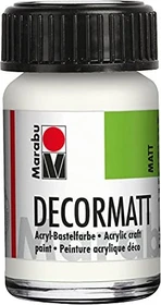 Marabu Decormatt Acrylfarbe, weiß, 15ml