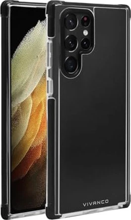 Vivanco Rock Solid für Samsung Galaxy S22 Ultra schwarz/transparent