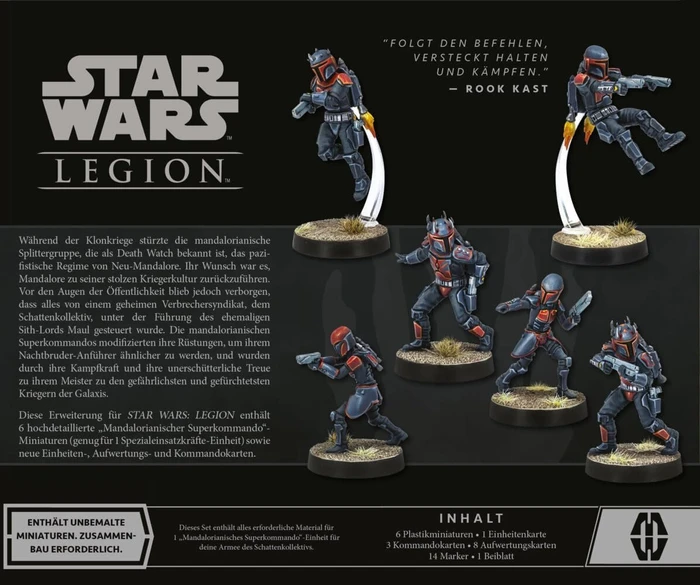 Star Wars Legion - Mandalorianische Superkommandos