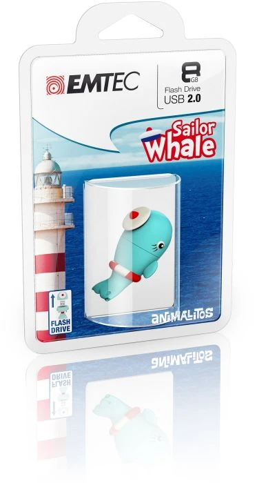 Emtec M337 The Marine Range Sailor Whale 16GB, USB-A, USB 2.0