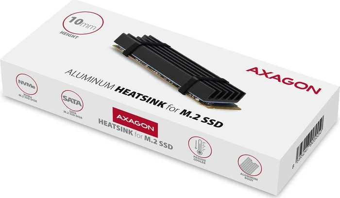 Axagon M2L10 Kühler für M.2 SSD