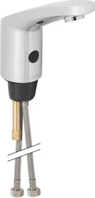 Geberit Typ 185 Waschtischarmatur mit Batteriebetrieb mit Mischer und Griff hochglanz-verchromt